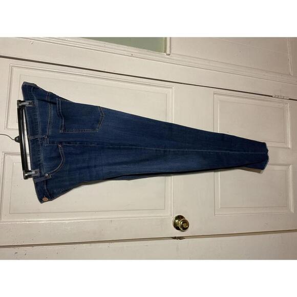 Seven7 high rise slim straight plus size 14 blue jeans - Picture 3 of 10